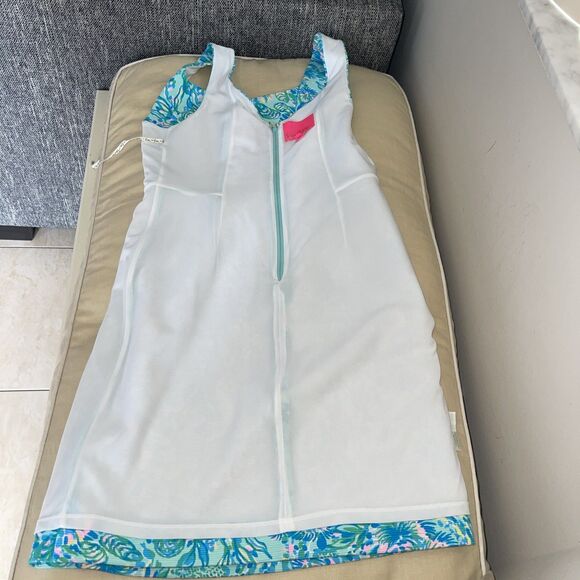 NWOT LILLY PULITZER DEL REY STRETCH SHIFT DRESS CORAL OF THE STORY S - Picture 12 of 12